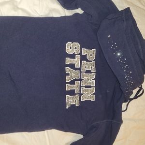 Penn State zip up hoodie jacket spakle juicy couture